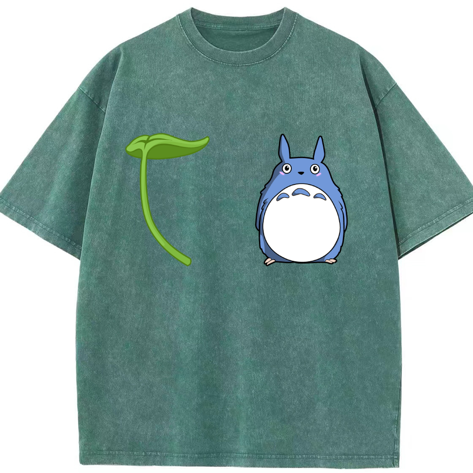 （画像用） となりのトトロ 草壁メイ 草壁サツキ My Neighbor Totoro Satsuki Kusakabe Mei Kusakabe 綿100% ヴィンテージ風 半袖Tシャツ（フロントプリント）